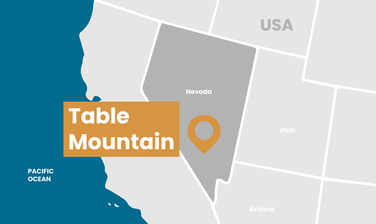 Table Mountain location map