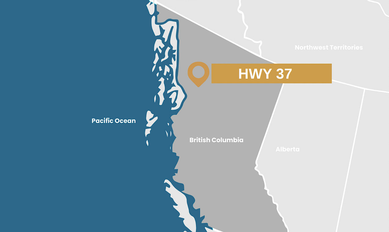 HWY 37 (Hank & Ball Creek) location map